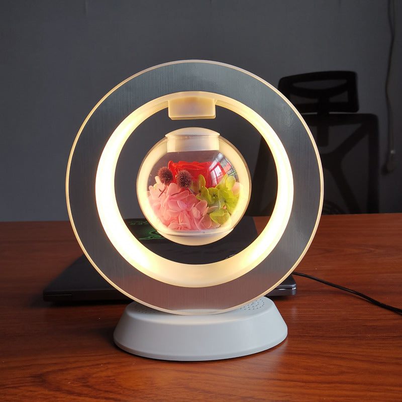 Magnetic Levitation Heart LED Night Light