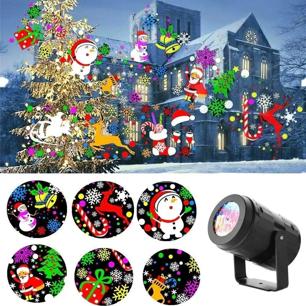 Rotating Christmas Party Lights Projector