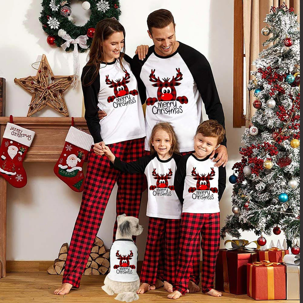 Matching Family Christmas Pajamas Sets - Parent-Child Holiday PJs Outfits