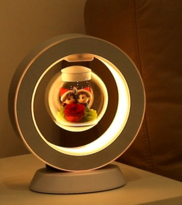 Magnetic Levitation Heart LED Night Light