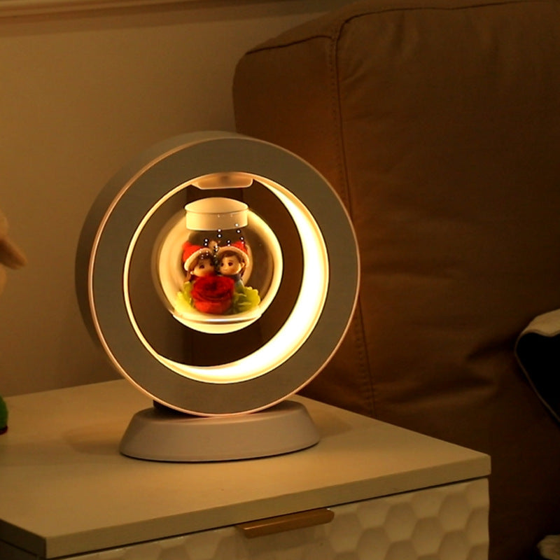 Magnetic Levitation Heart LED Night Light