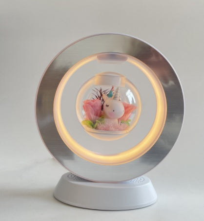 Magnetic Levitation Heart LED Night Light