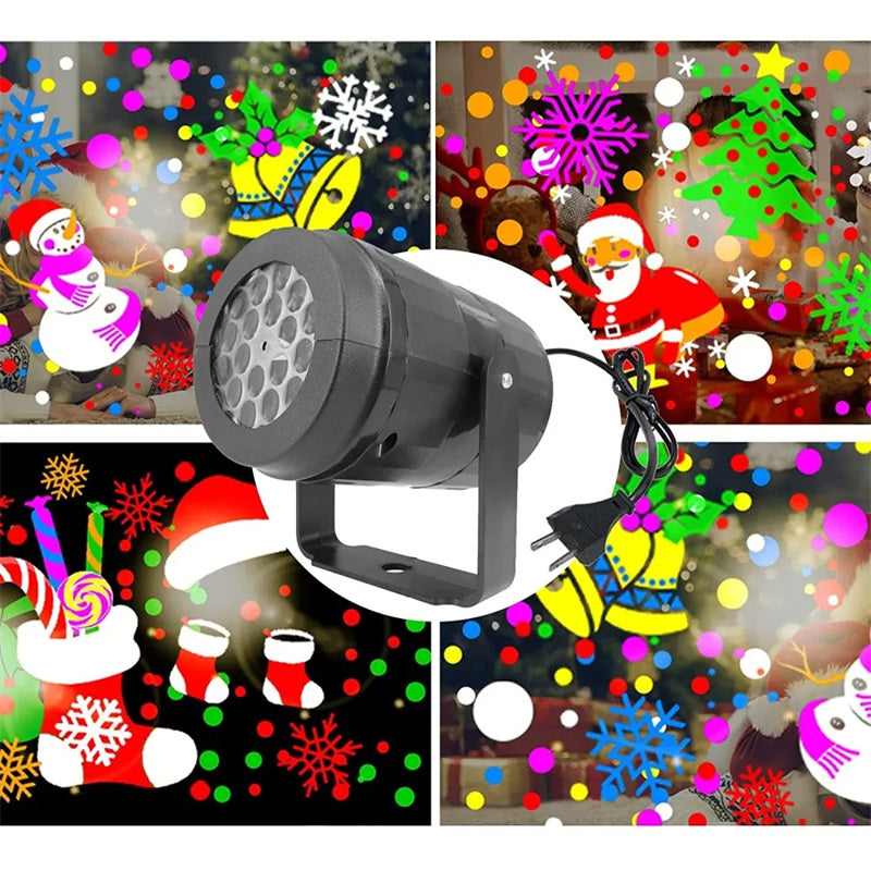 Rotating Christmas Party Lights Projector