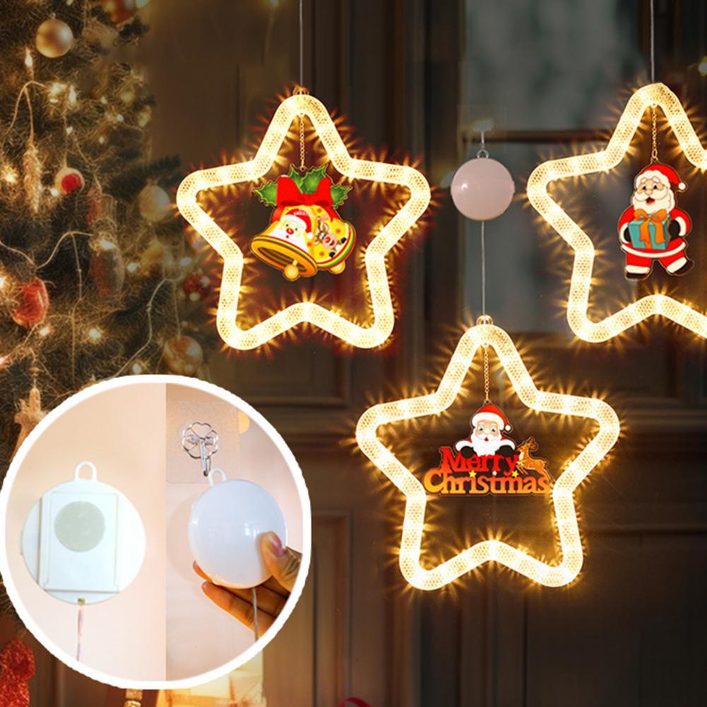 LED Christmas Star Light Decoration for Window/Door.