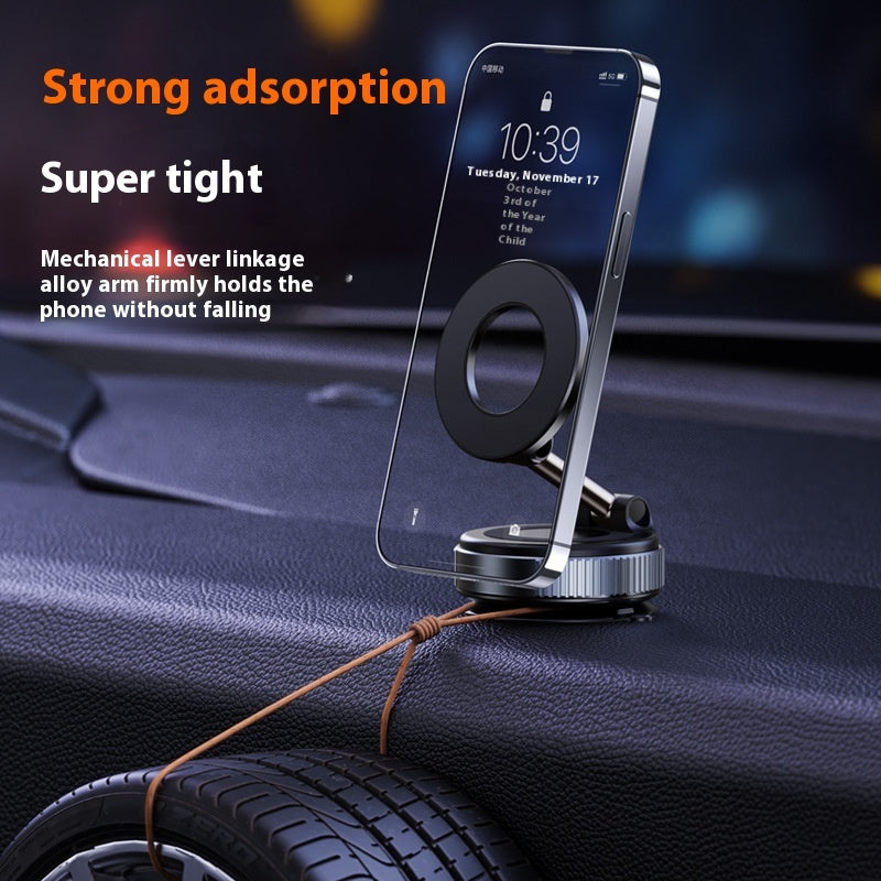 Strong Magnetic Car Phone Holder – Foldable, 360° Adjustable