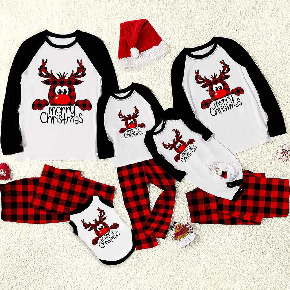 Matching Family Christmas Pajamas Sets - Parent-Child Holiday PJs Outfits