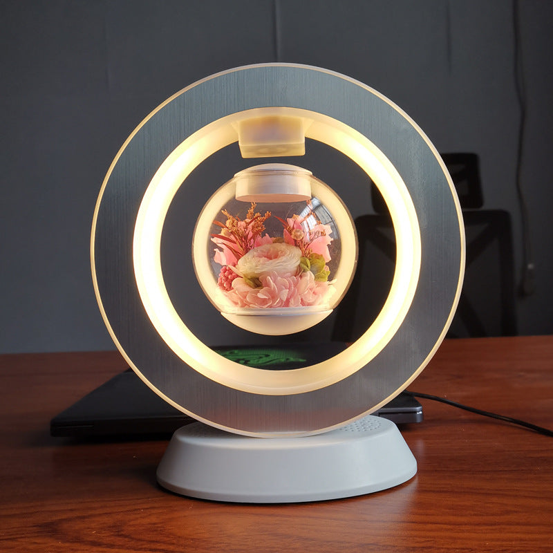 Magnetic Levitation Heart LED Night Light