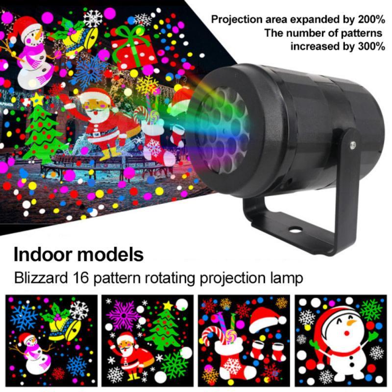 Rotating Christmas Party Lights Projector