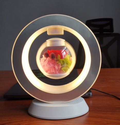 Magnetic Levitation Heart LED Night Light