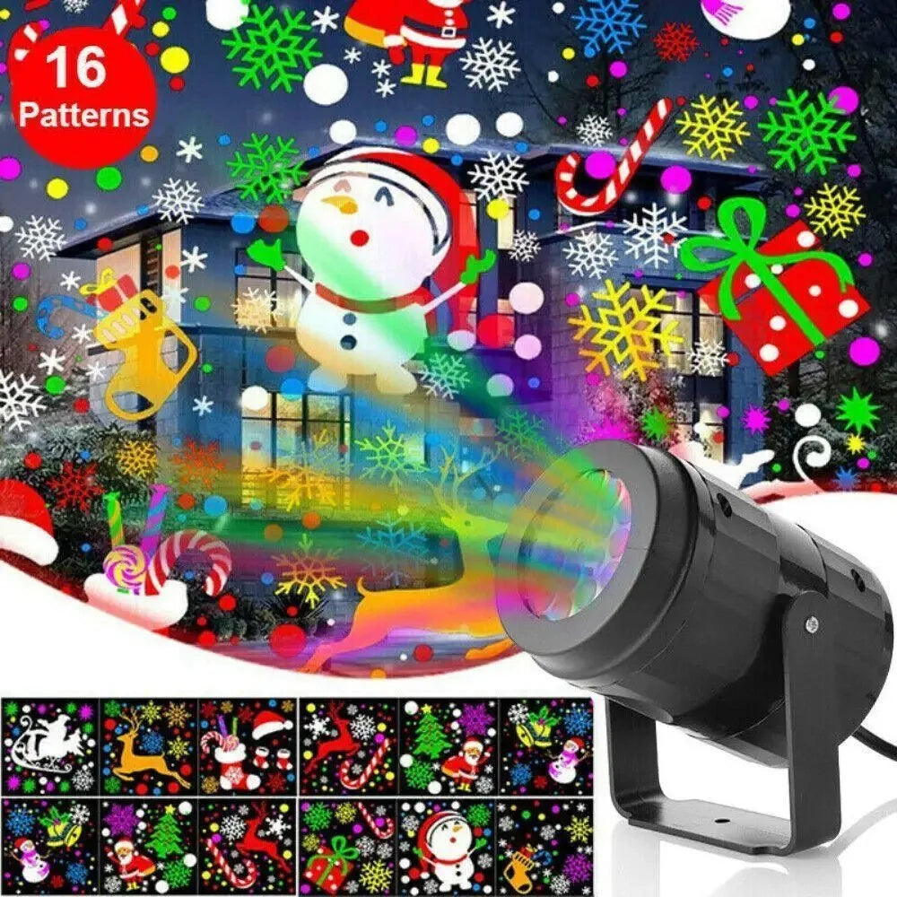 Rotating Christmas Party Lights Projector